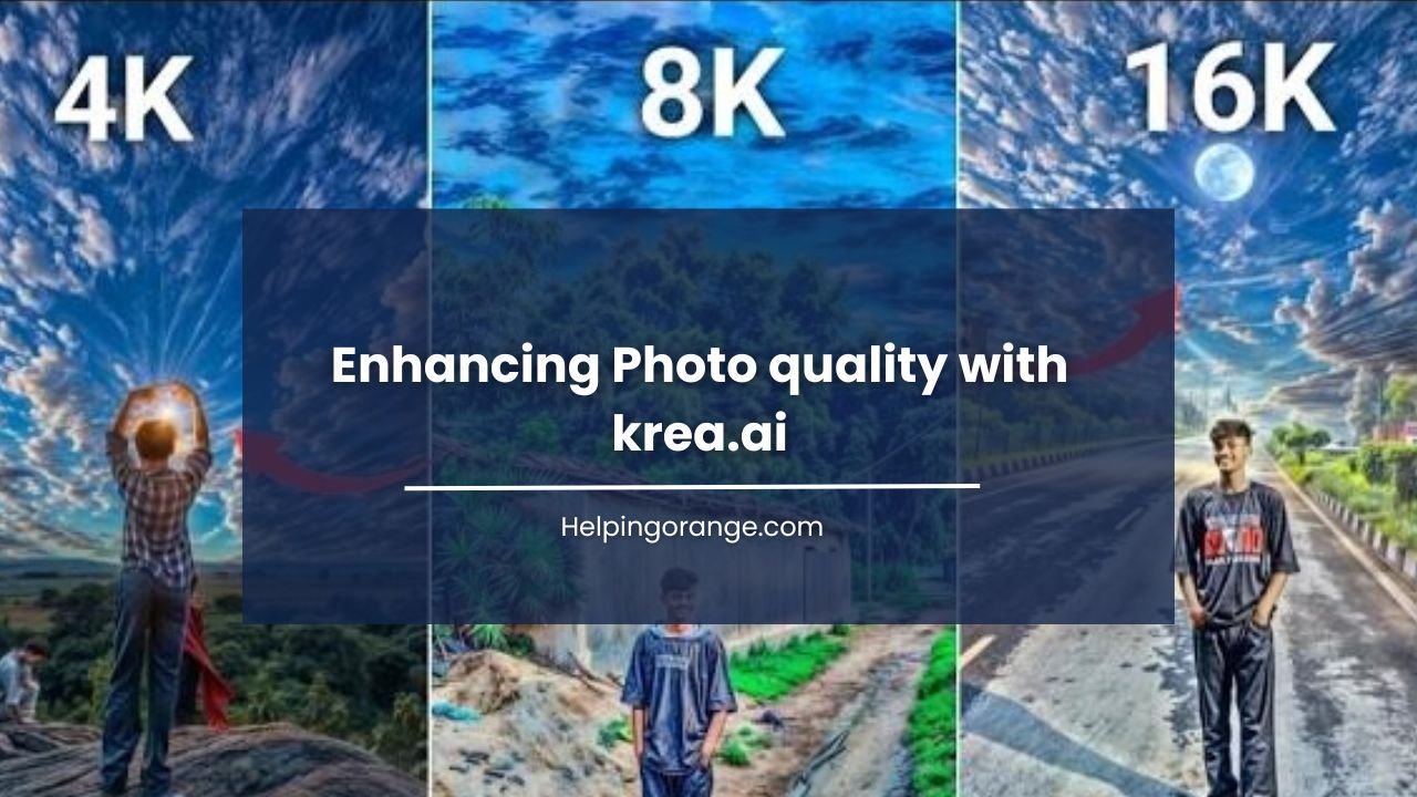 Enhancing Photo quality with krea.ai